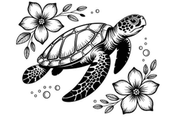 Download Cool Sea Turtle Svg, Cricut Sea Turtle - Premium Resources